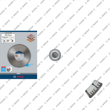 Disco de diamante Bosch PRO Stone 450 x 25,4 mm.